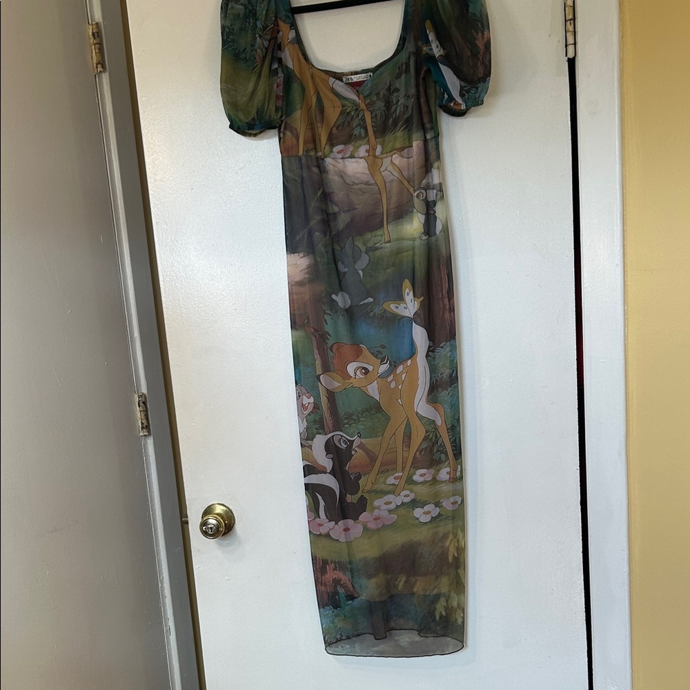 Zara Bambi midi dress size S